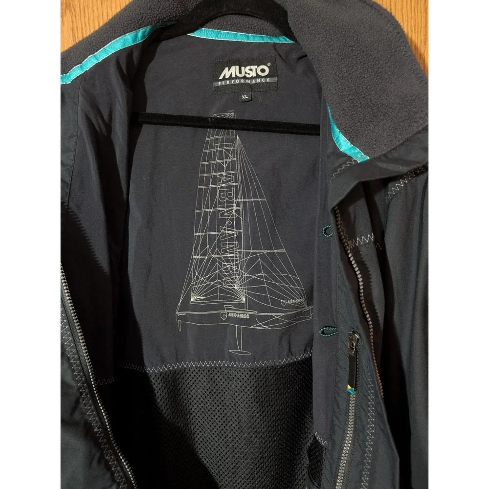Vintage Musto Volvo Ocean Race 2005-2006 Winning Team ABN AMRO Jacket Size XL